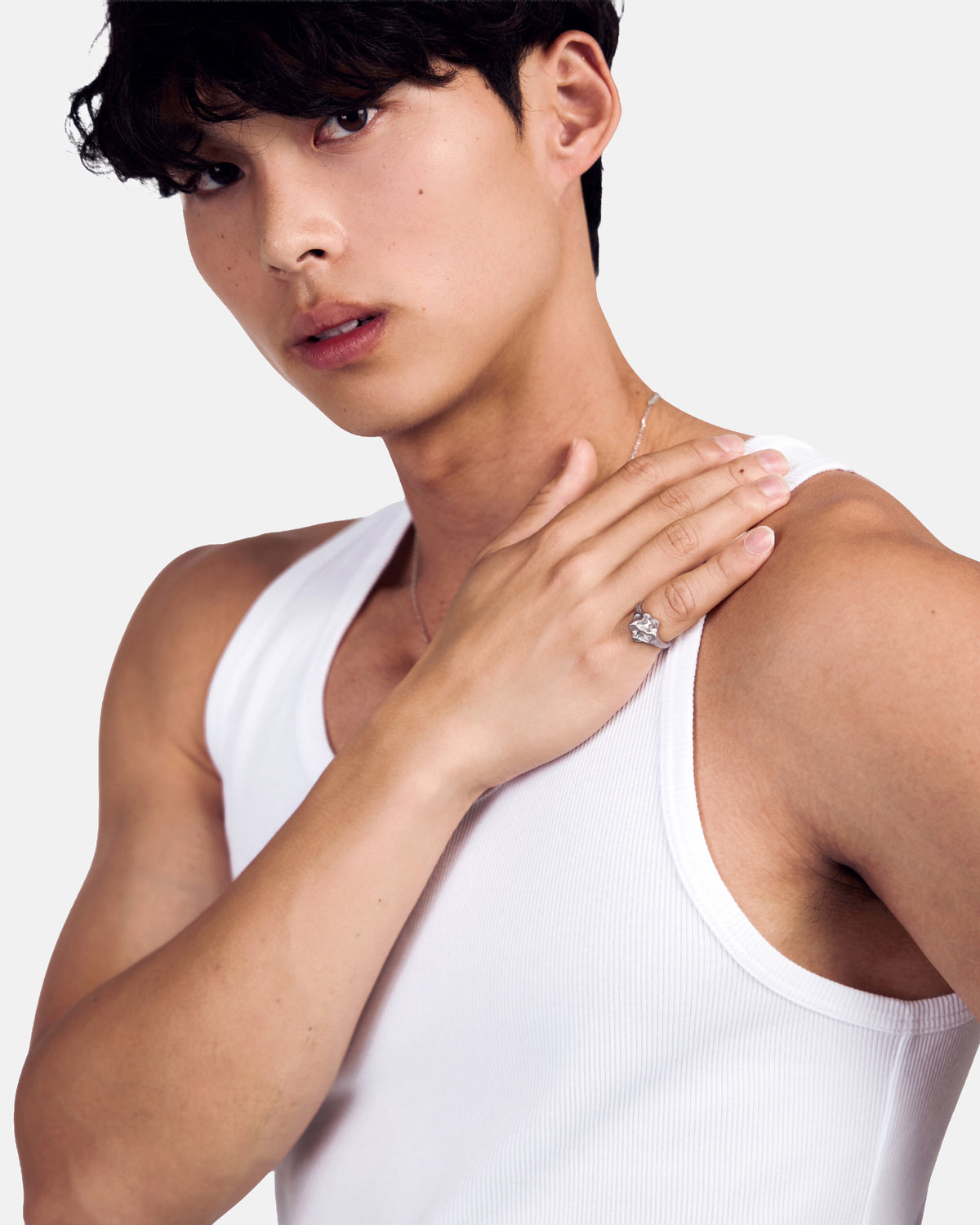 [ ECUME LIQUID SIGNET RING ]