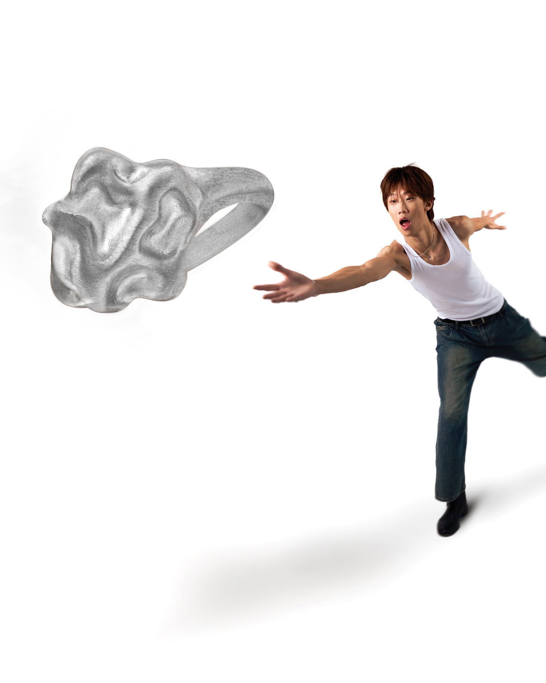 Ecume Liquid Signet Ring